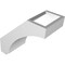 Ekena Millwork 4-in. W x 8-in. D x 8-in. H Imperial Architectural Grade PVC Knee Brace BRCP04X08X08IMP - alternate 4